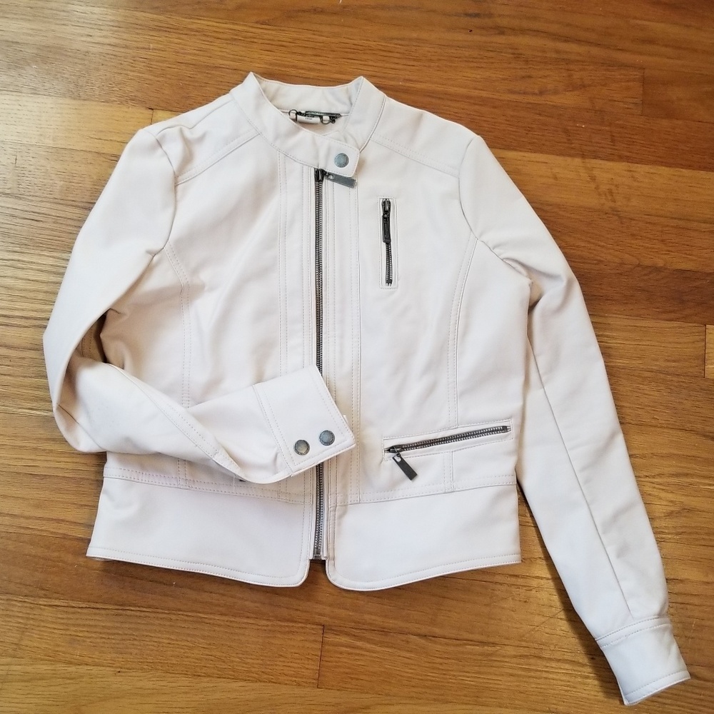 Light Pink Moto Jacket